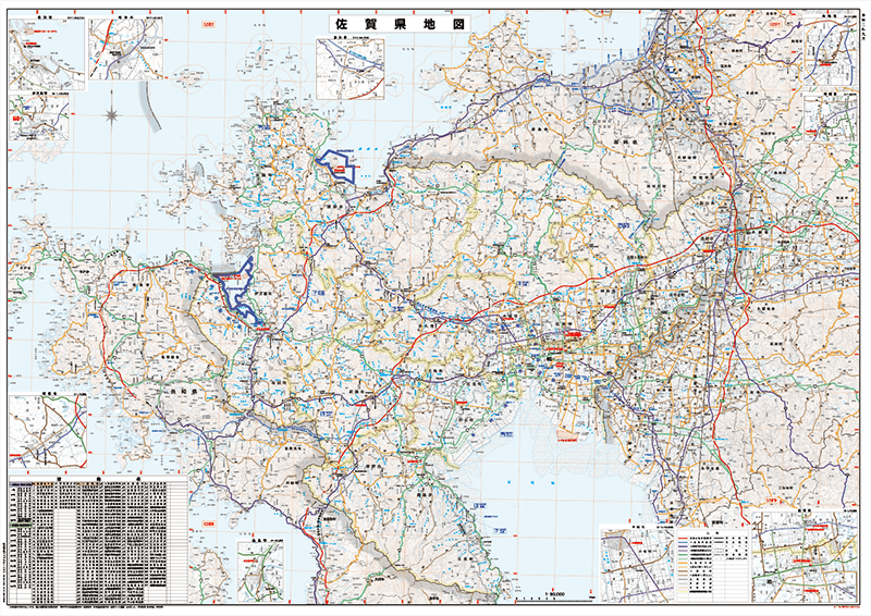 佐賀県地図