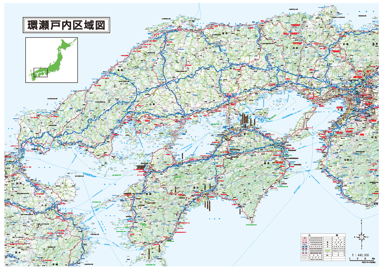 環瀬戸内区域図